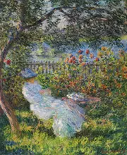 Monet, Claude: Alice Hoschedé na zahradě