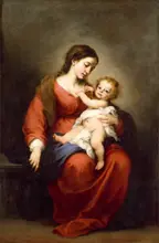 Murillo, Bartolome: Madona s dítětem