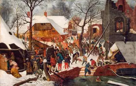 Brueghel, Pieter (st.): Klanění tří králů