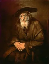 Rembrandt, van Rijn: Portrait of an Old Jew