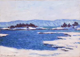 Monet, Claude: Fjord v Christiania (Norsko)