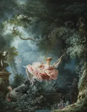 Fragonard, Jean-Honoré: Na houpačce