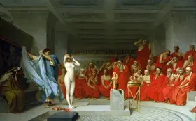 Gérôme, Jean-Léon: Phryne Before the Jury