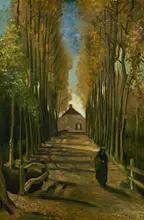 Gogh, Vincent van: Alej topolů na podzim