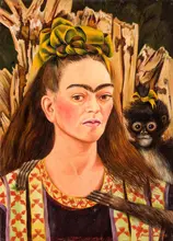 Kahlo, Frida: Autoportrét s opicí