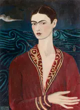 Kahlo, Frida: Autoportrét v sametových šatech