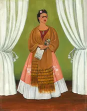 Kahlo, Frida: Autoportrét věnovaný Leonu Trockému