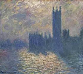 Monet, Claude: Houses of Parliament, Stormy Sky