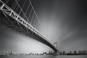 TAKAUE, Akira: Bridge Profile Series @ Sumida River,Tokio,Japonsko | č.0 | Rainbow Bridge Mk.I,1993