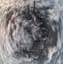 Huang, Stan: Letecký panoramatický snímek v Šanghaji