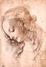 Vinci, Leonardo: Testa di Giovinetta
