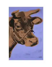 Warhol, Andy: Cow (Purple and Orange)