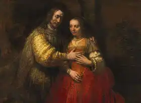 Rembrandt, van Rijn: The Jewish bride