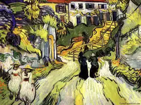 Gogh, Vincent van: Schody v Auvers