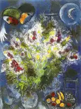 Chagall, Marc: Zátiší s květinami