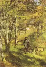 Renoir, Auguste: Le Peintre Leeoeur á Fontainebleau