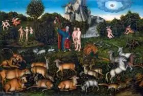 Cranach, Lucas: Rajská zahrada