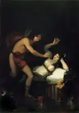 Goya, Francisco: Psyche to Cupid