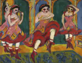 Kirchner, Ernst Ludwig: Čardášoví tanečníci