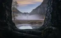 Zhang, Joan: Mlhavé ráno v Yosemite