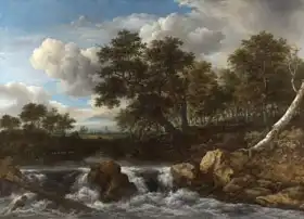Ruisdael, Jacob: Krajina s peřejí