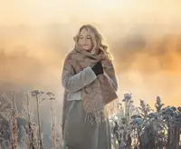 Melnikova, Anna: akvarel zima