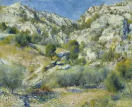 Renoir, Auguste: Skály