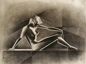Akkers, Corné: Akt ve stylu Art Deco - 15. 8. 22
