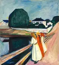 Munch, Edward: Dívky na Mostě