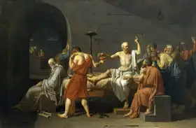 David, Jacques-Louis: Sokratova smrt