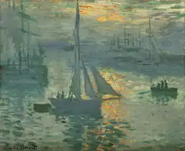 Monet, Claude: Východ slunce