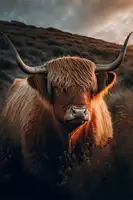 Treechild: Highland Kráva S Velkými Rohy