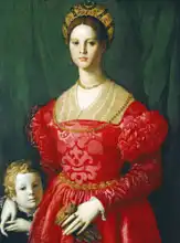 Bronzino, Agnolo: Mladá dívka s chlapcem