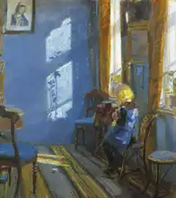 Ancher, Anna: Slunce v modrém pokoji