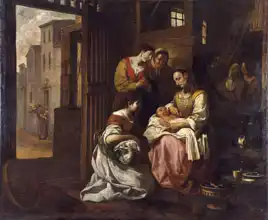 Viladomat, Antoni: Narození sv. Františka