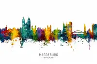 Tompsett, Michael: Magdeburg Německo Panorama