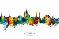 Tompsett, Michael: Wiesbaden Německo Panorama