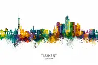 Tompsett, Michael: Panorama Taškent Uzbekistán