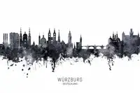 Tompsett, Michael: Würzburg Německo Panorama