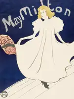 LAUTREC, TOULOUSE: Plakát May Milton (1895)