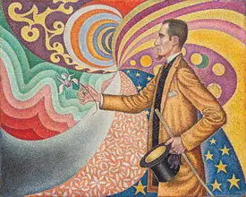 Signac, Paul: Portrét Felixe Feneona (1890)