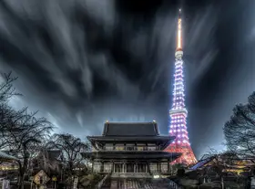 Hara, Tomoshi: Zojoji,následovaný Tokyo Tower
