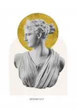 Art, Digital Grace: Zlatá bohyně Artemis