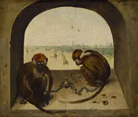 Brueghel, Pieter (st.): Dvě opice