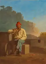 Bingham, George Caleb: Lodník na Mississippi