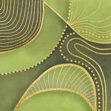 Haase, Andrea: Stínované umění z poloviny století Jade Green Gold