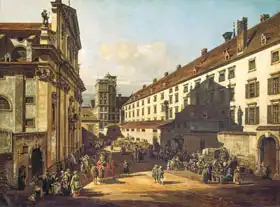 Bellotto, Bernardo: Vídeň, dominikánský kostel