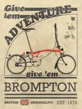9, Wyatt: Reklama na kolo Brompton ve vintage stylu