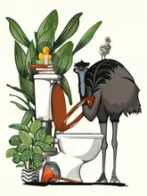 Washroom, The In: Emu Používání WC