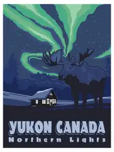 Retrodrome: Yukon Canada Travel Print